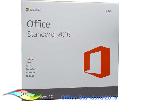Κίνα Microsoft Office 2016 τυποποιημένο λειτουργικό σύστημα παραθύρων πακέτων DVD λιανικό για το PC προμηθευτής