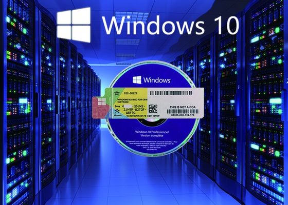 Κίνα Το γαλλικό Microsoft Windows 10 υπέρ αυτοκόλλητη ετικέττα COA ενεργοποιεί on-line τα παράθυρα 10 επαγγελματίας προμηθευτής