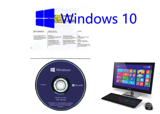 Κίνα Microsoft Windows 10 υπέρ cOem αυτοκόλλητων ετικεττών εξηντατετράμπιτη αδειών ενεργοποίηση γλωσσικής πλήρης έκδοσης λογισμικού κορεατική on-line προμηθευτής