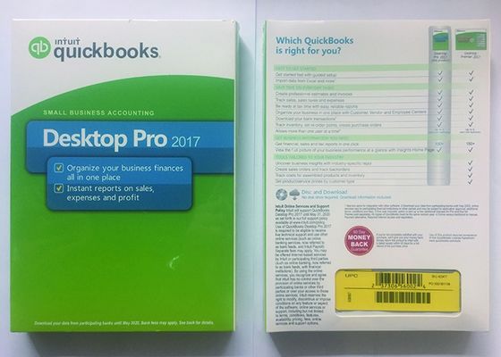 Κίνα Υπολογιστής γραφείου 2017 QuickBooks λογισμικού επιχειρησιακής λογιστικής μέσα DVD προμηθευτής
