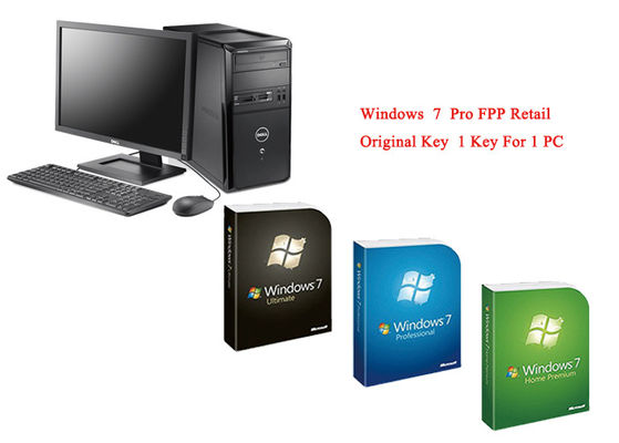 Κίνα Το Microsoft Windows 7 υπέρ πακέτο ενεργοποιεί on-line την εξατομικεύσιμη γνήσια FPP λιανική πώληση FQC προμηθευτής