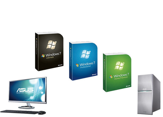 Το Microsoft Windows 7 υπέρ πακέτο ενεργοποιεί on-line την εξατομικεύσιμη γνήσια FPP λιανική πώληση FQC